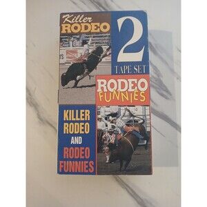 Killer Rodeo And Rodeo Funnies VHS 2 VHS Tape Set